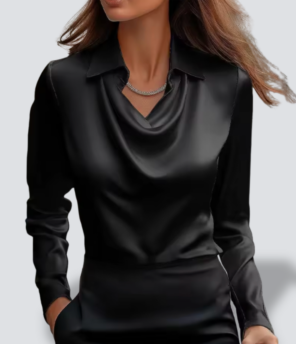 Aurelia - Satijnen blouse