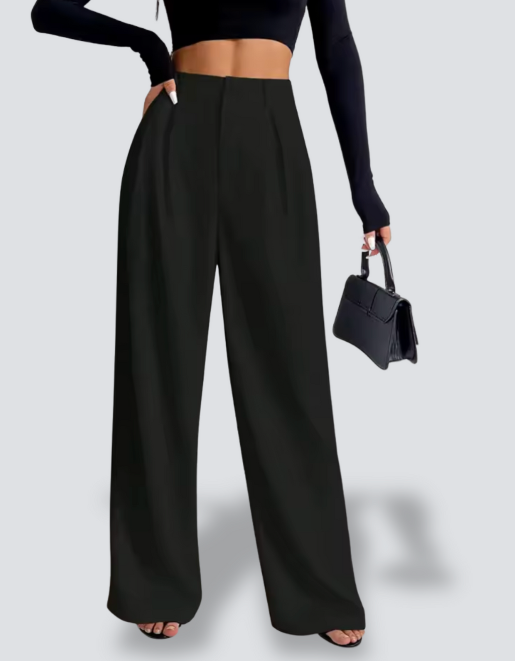 Lianne – Pantalon met Elegante Knopen