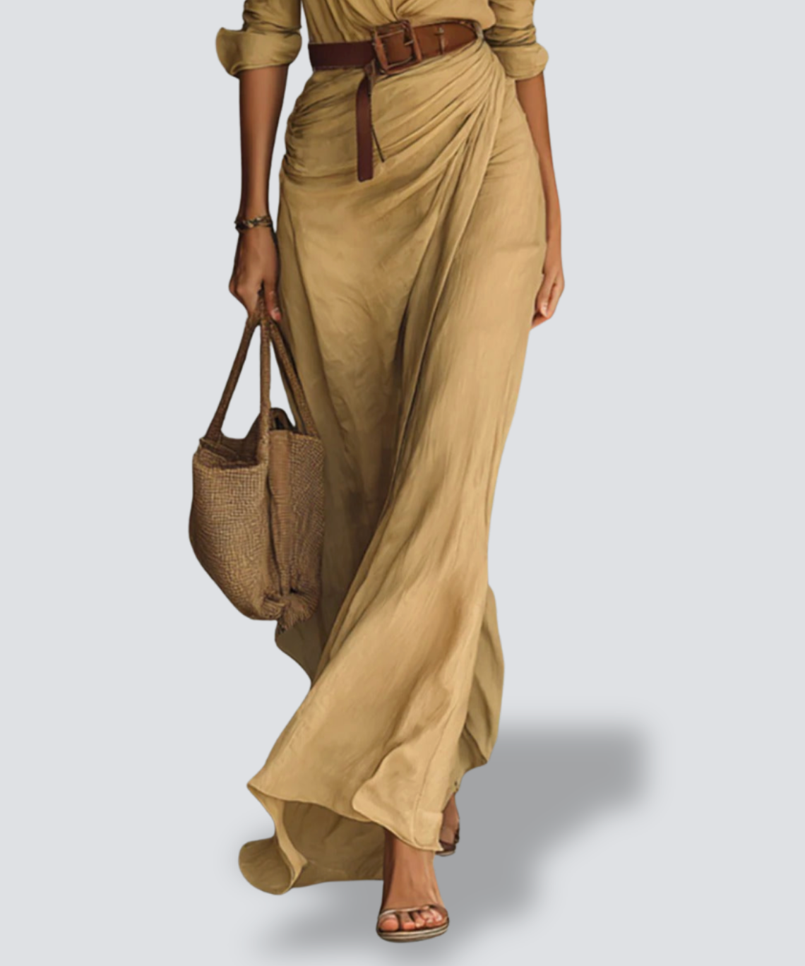 Isabella – Maxi-jurk met Taille-accent