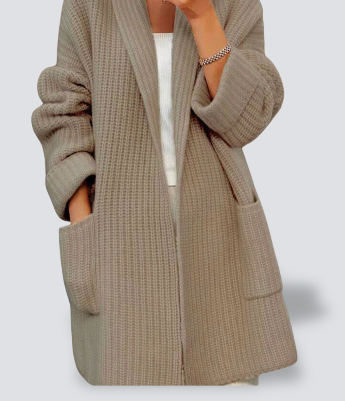 Selina - Gebreide Cardigan met Zakken