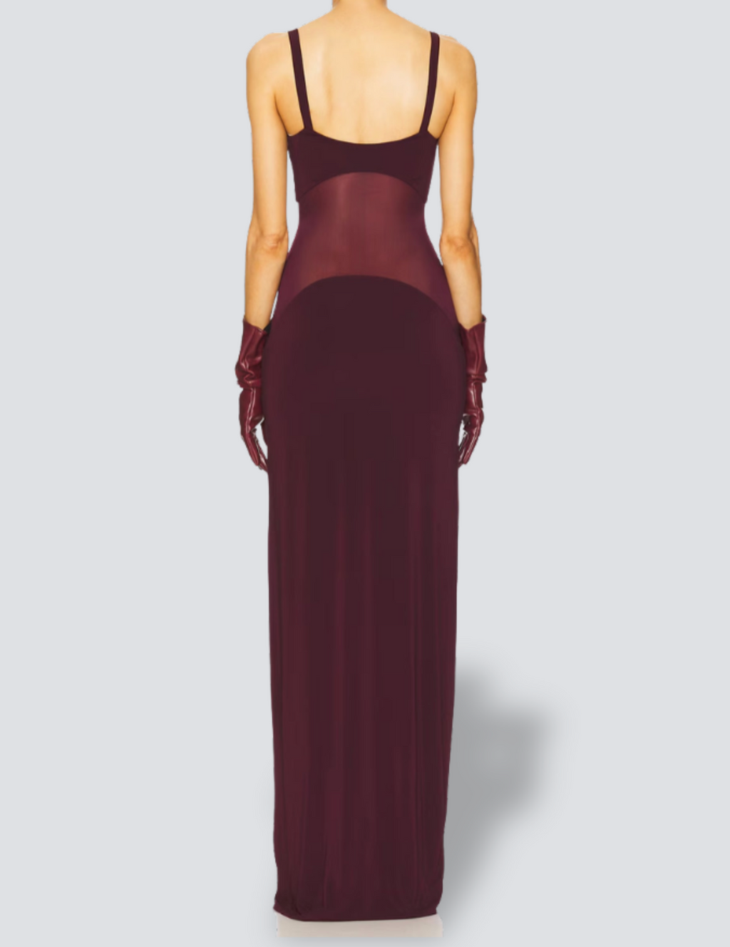 Amara – Transparante Curve Maxi-jurk