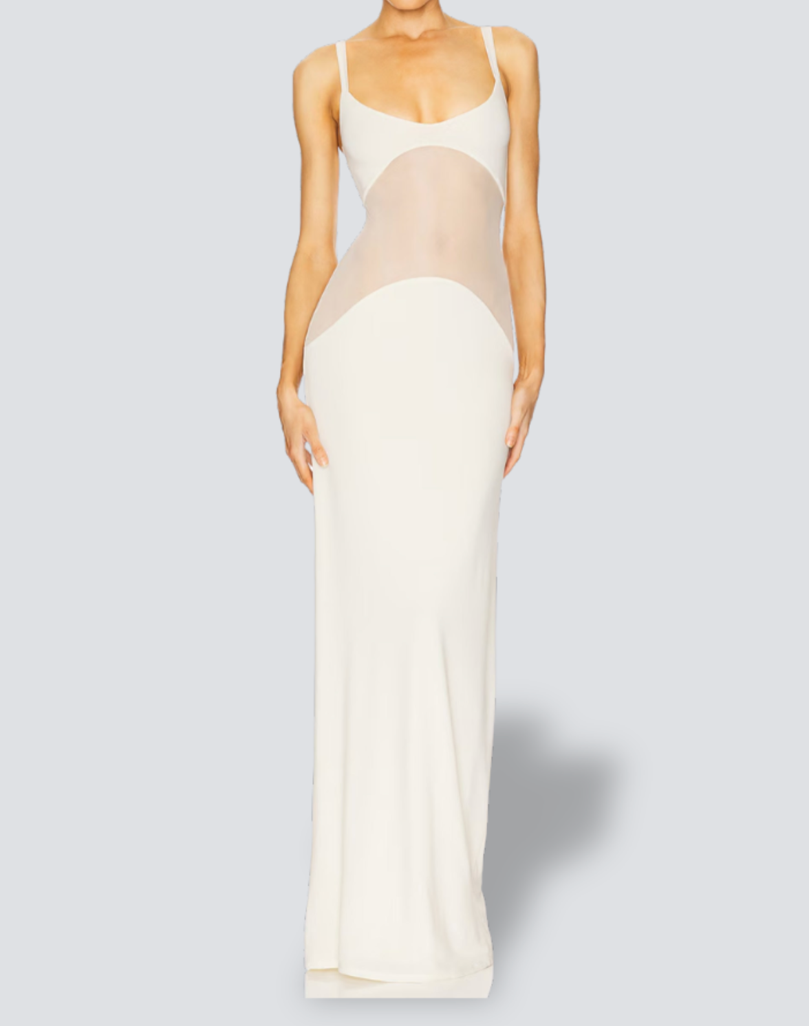 Amara – Transparante Curve Maxi-jurk