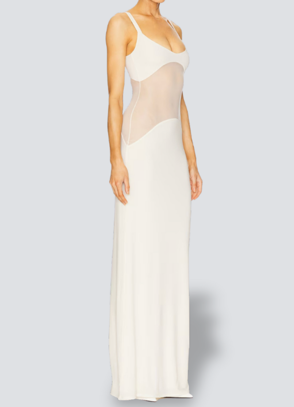 Amara – Transparante Curve Maxi-jurk