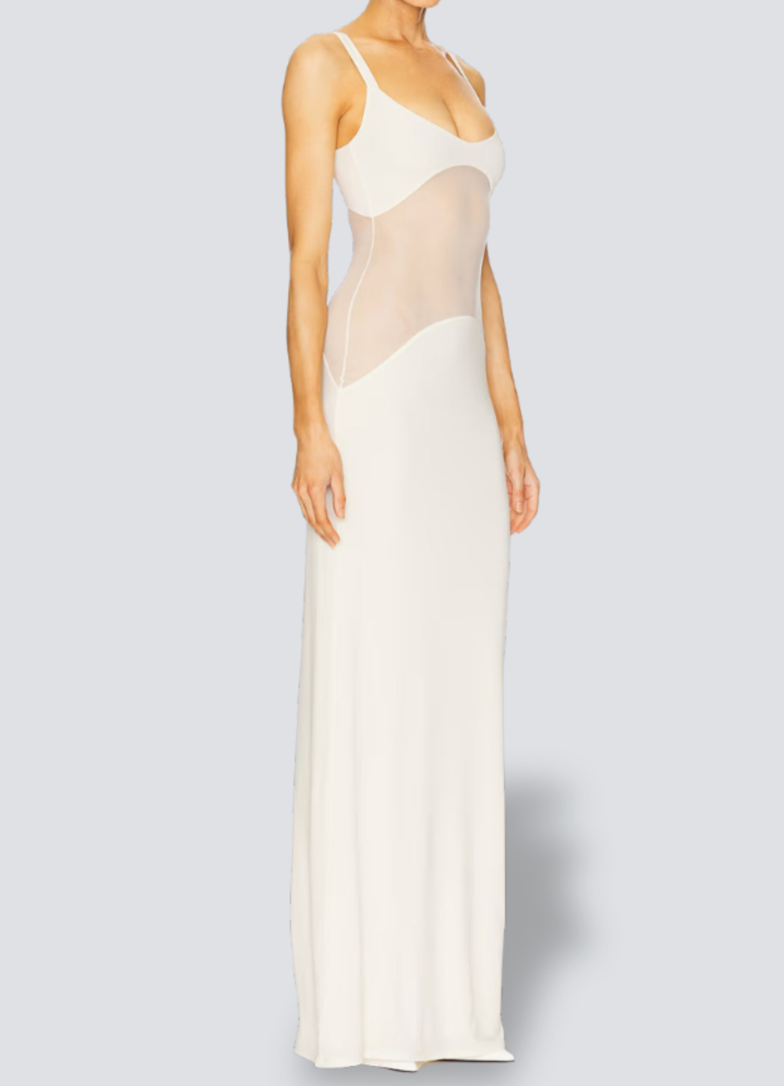Amara – Transparante Curve Maxi-jurk
