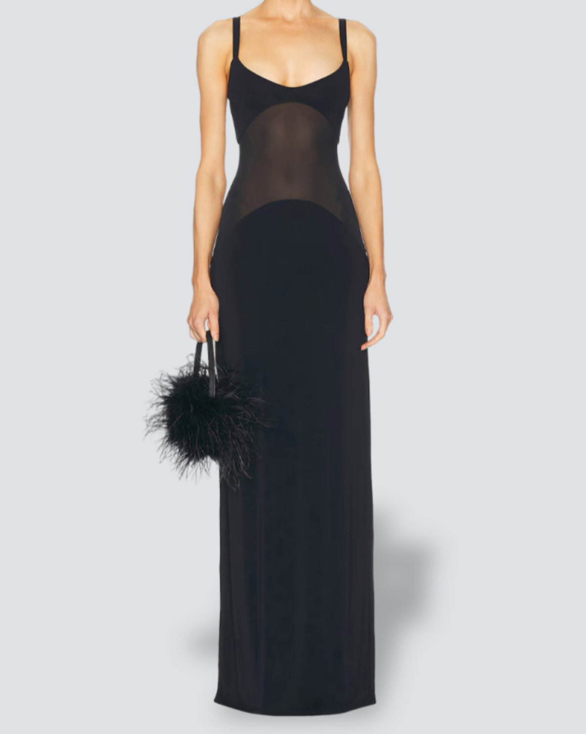 Amara – Transparante Curve Maxi-jurk