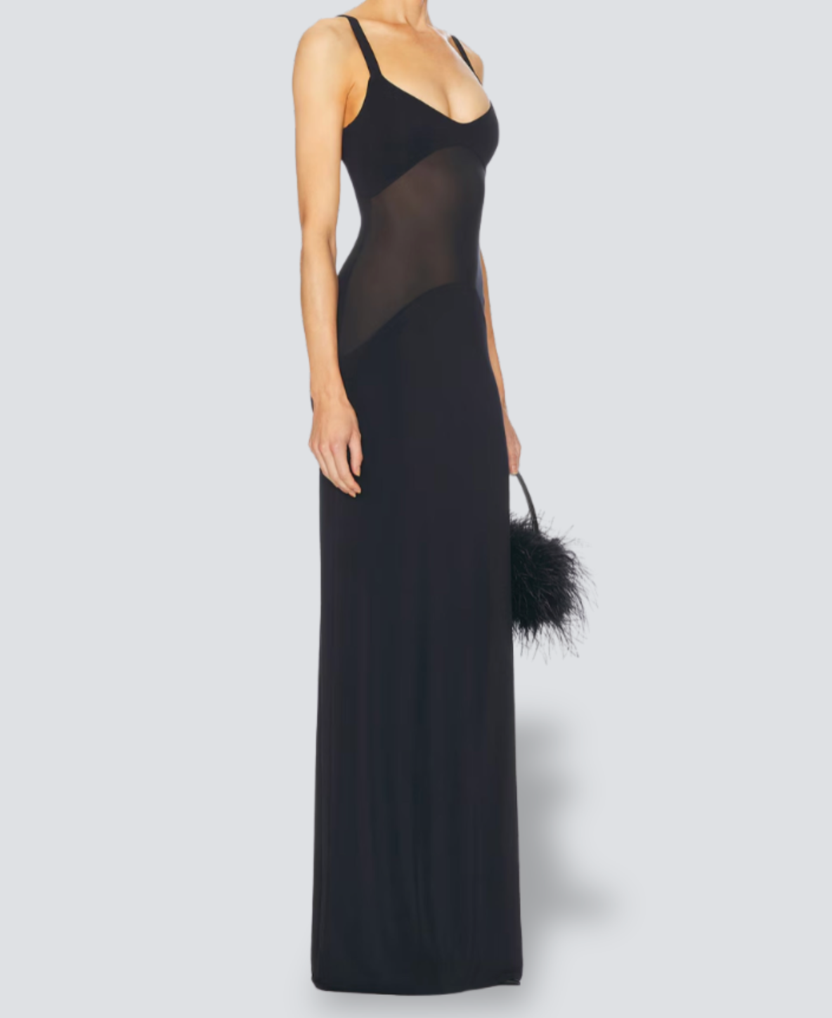 Amara – Transparante Curve Maxi-jurk