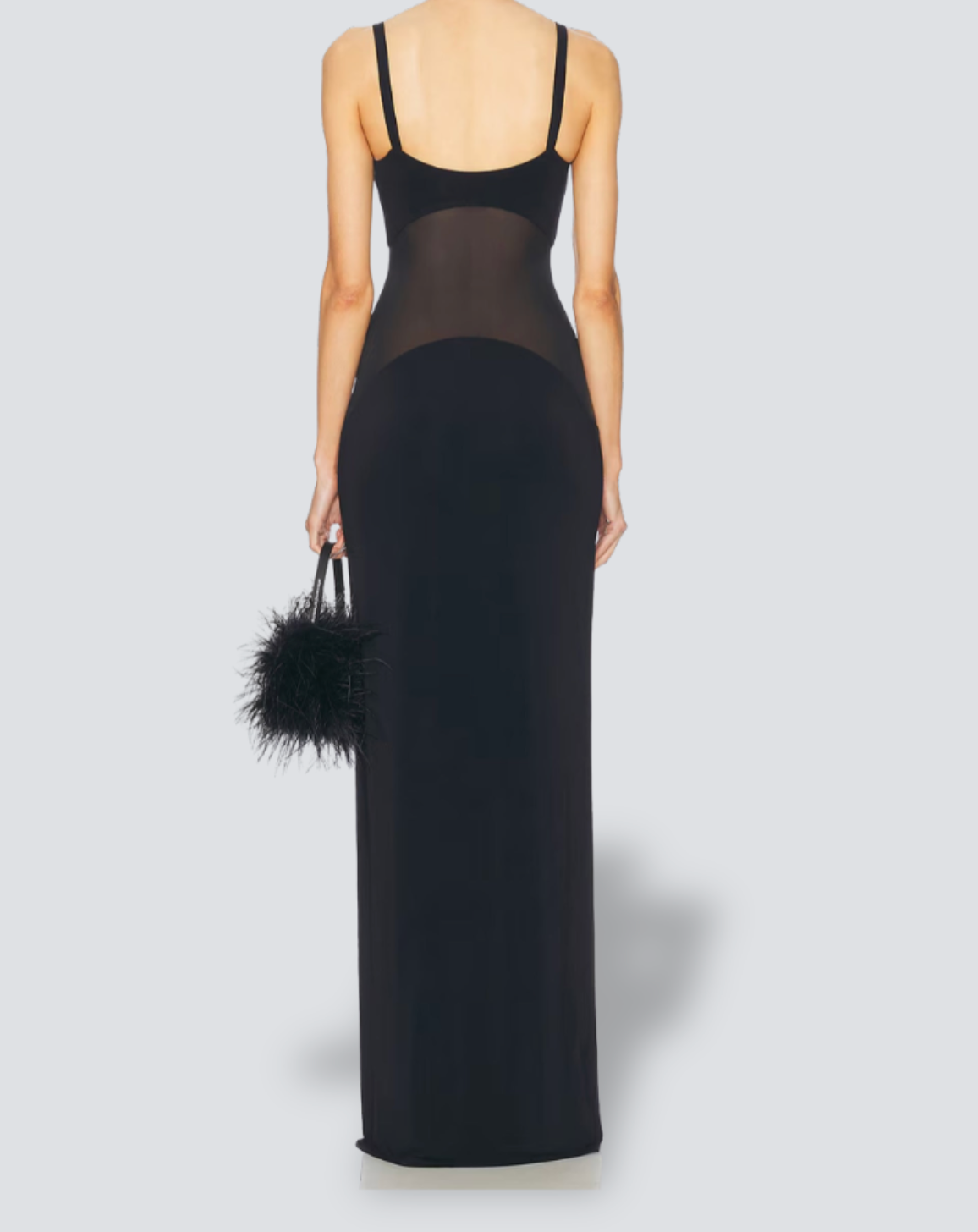 Amara – Transparante Curve Maxi-jurk