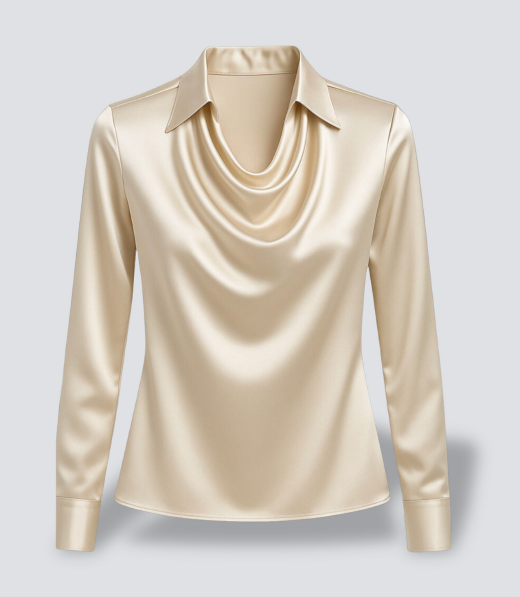 Aurelia - Satijnen blouse