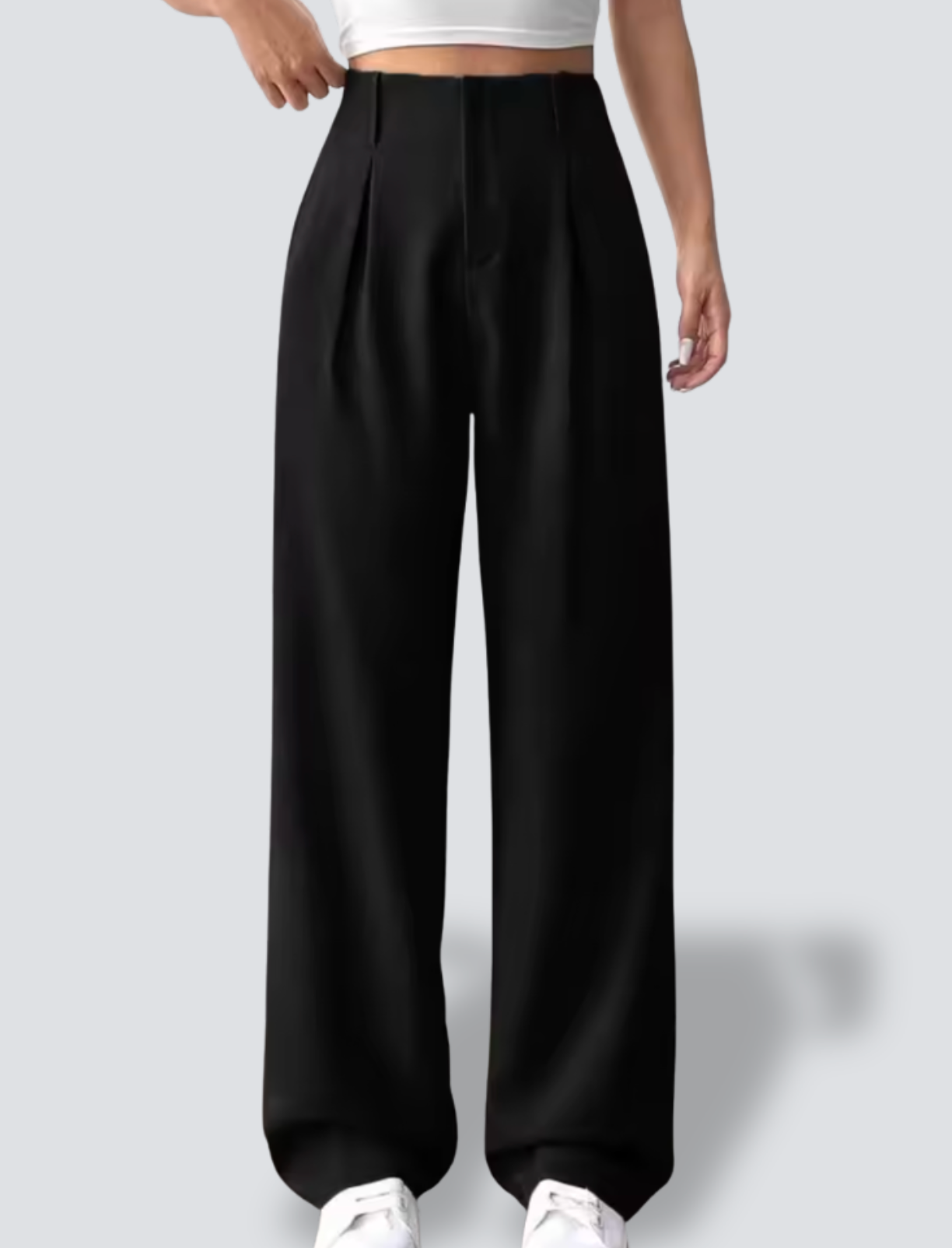 Lianne – Pantalon met Elegante Knopen