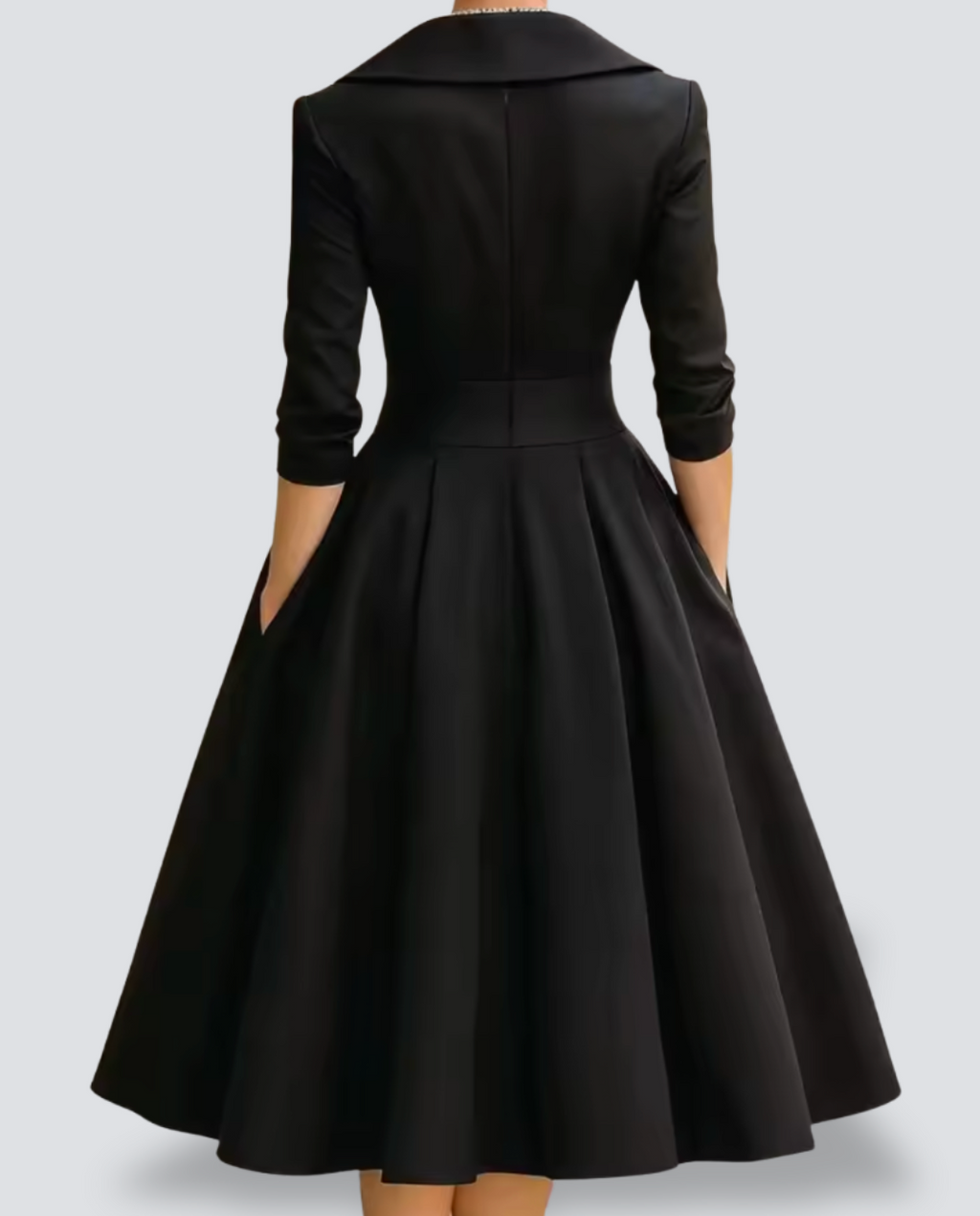 Amélie - Elegante A-Lijn Midi Jurk